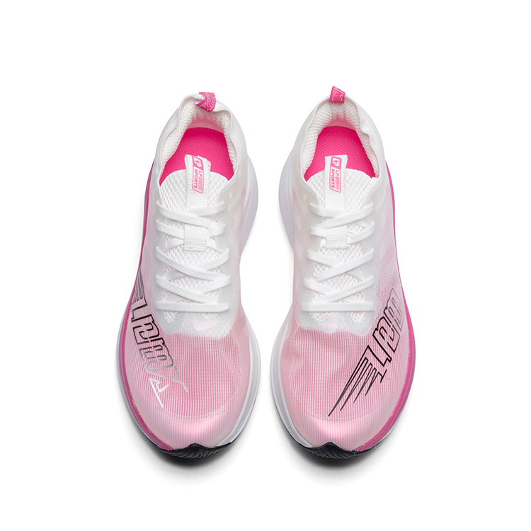 LPMX Running Shoes Men’s Low Top White Rose Red