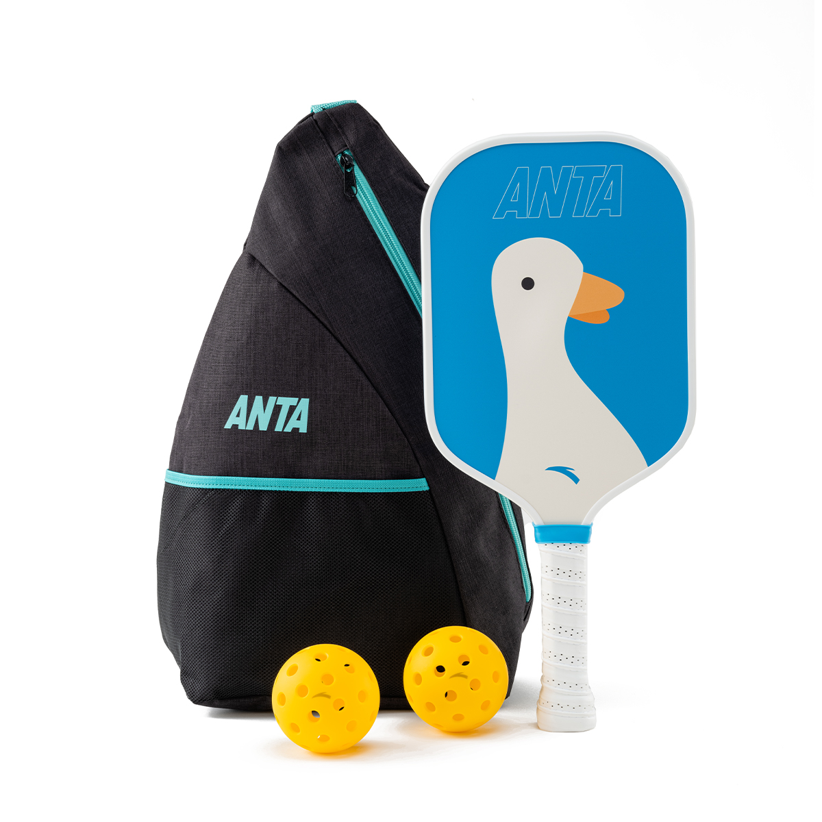 Anta Little White Goose Clothing Sets Pickleball Paddles Fiberglass Adults Kids’ All
