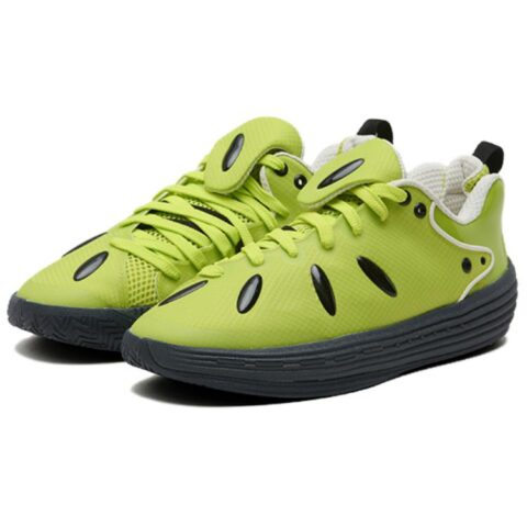 Senzubean Moss Cushioning Slip Resistant Abrasion Resistant Low top MOSS Basketball Shoes Men’s Green