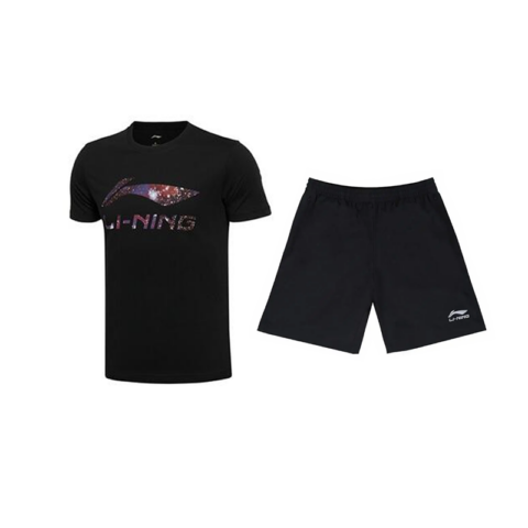 Li Ning Casual Sportswear Unisex Black+Black