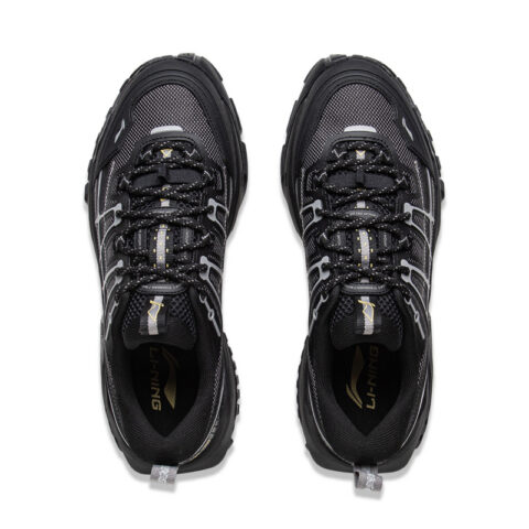 Li Ning Outdoor CF Tracing Cushioning Rebound Low top Outdoor Shoes Unisex Black