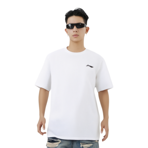 Li Ning Running Collection Running T Shirt Men’s Standard White
