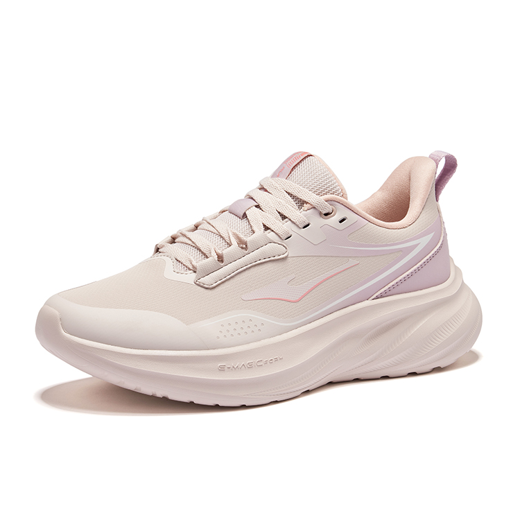 Erke Cushioning Rebound Low top City Commuting Running Shoes Women’s Painted Gray Lotus