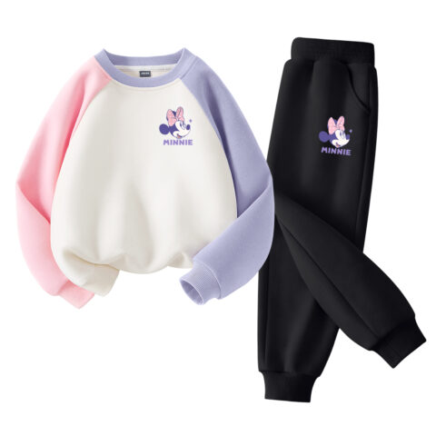 Disney Kids Casual Sportswear Crew Neck Moderate