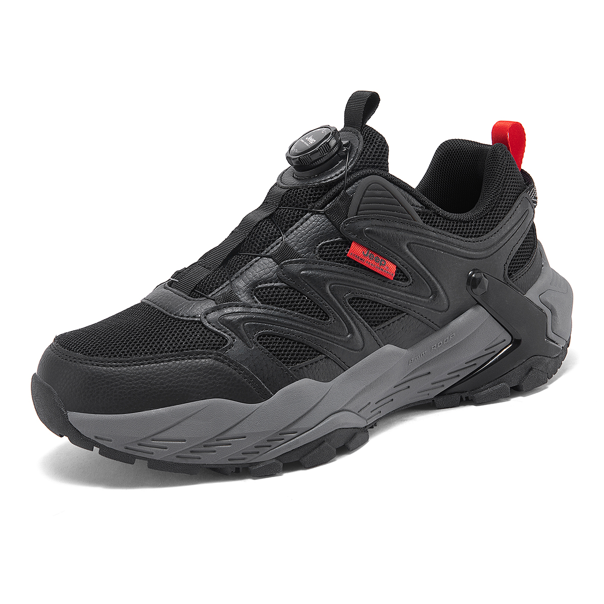 Jeep Retro Sports Low top Hiking Shoes Men’s Black