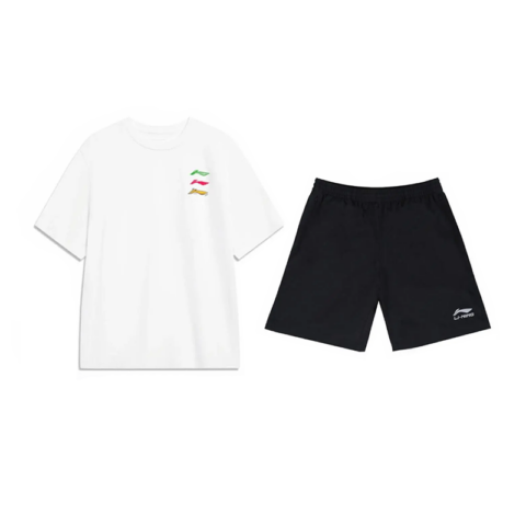Li Ning Casual Sportswear Unisex White+Black