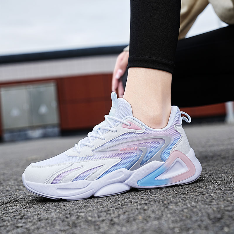 JSWEI Cushioning Slip Resistant Support Low top Running Shoes Women’s