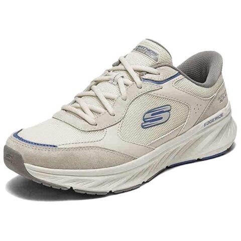Skechers SPORT MENS Artificial Leather Abrasion Resistant Breathable Thermal Low top Running Shoes Men’s Black