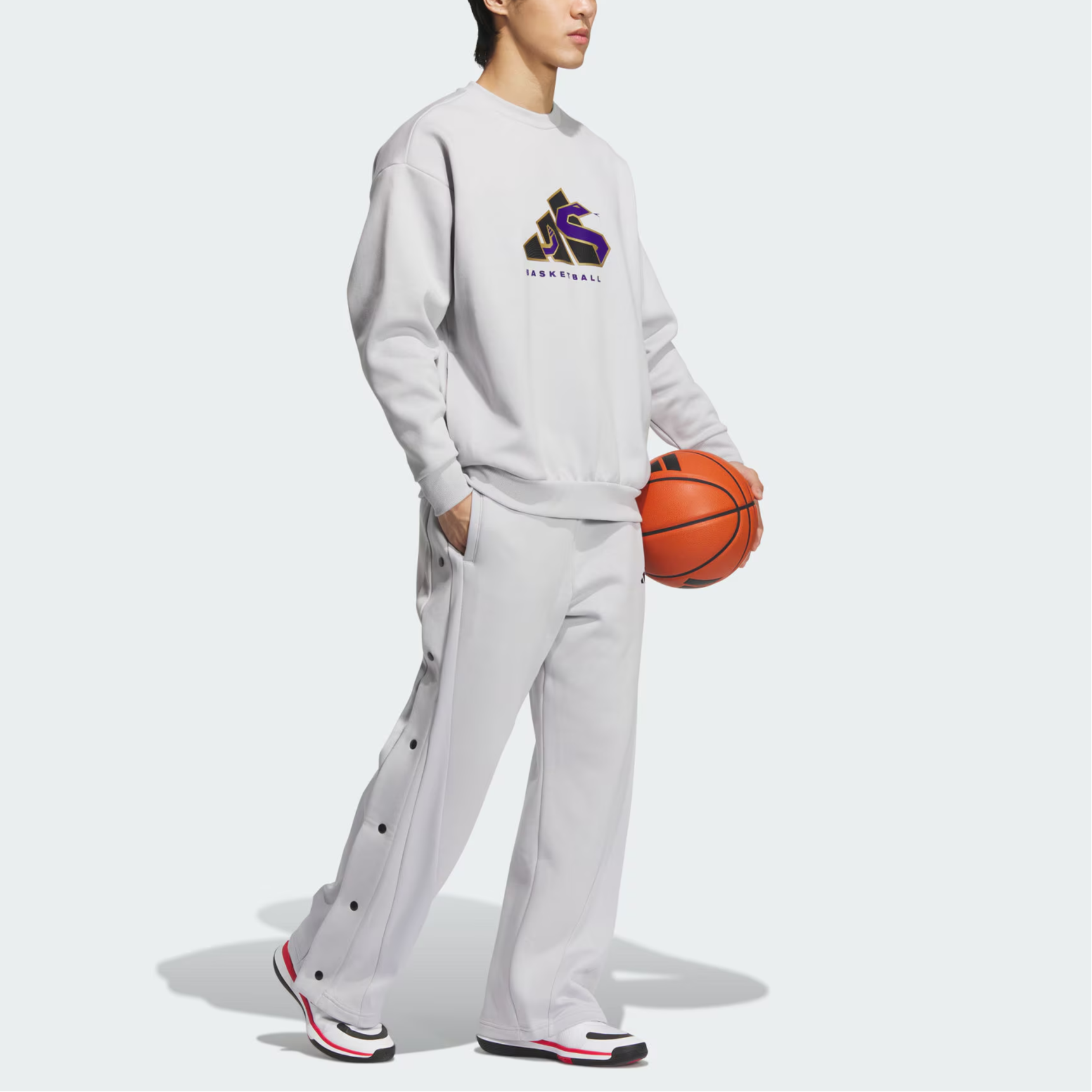 Adidas Sports Pants Men’s Pure Quality Gray