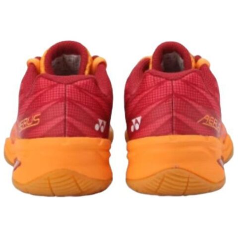 YONEX Power Cushion Comfortable Slip Resistant Abrasion Resistant Low top Badminton Shoes Unisex Orange Red