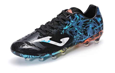 Joma FG Firm Ground Slip Resistant Abrasion Resistant Soccer Shoes Men’s Blue Black