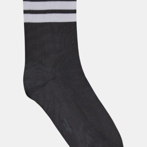 THOM BROWNE· Crew Socks Unisex 1 Pack Dark Gray