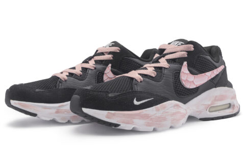 Nike Air Max Fusion Slip Resistant Abrasion Resistant Low top Running Shoes Women’s Black