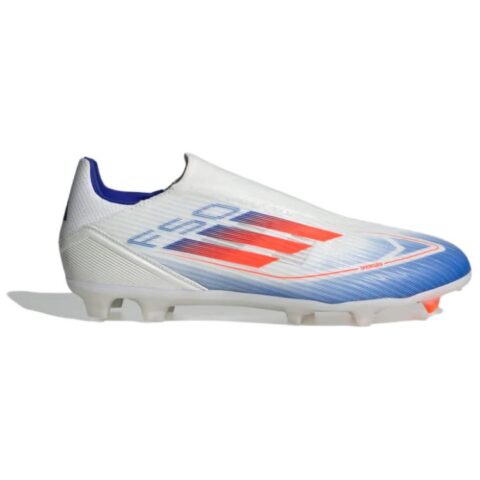 Adidas F50 League Laceless Firm/Multi Ground Cloud White Solar Red Lucid Blue