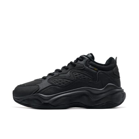 XTEP Fleece Lined Comfortable Minimalist Style, Insulated Shoes Slip Resistant Abrasion Resistant Mid top Running Shoes