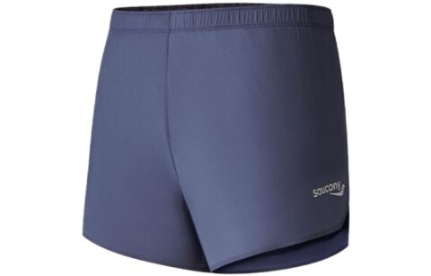 Saucony Sports Shorts Men’s Sea Wave Blue Moderate