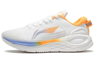 Li Ning Furious Rider 6.0 Essential Running Shoes Men's Low Top Mist White/Fluorescent Mango Orange