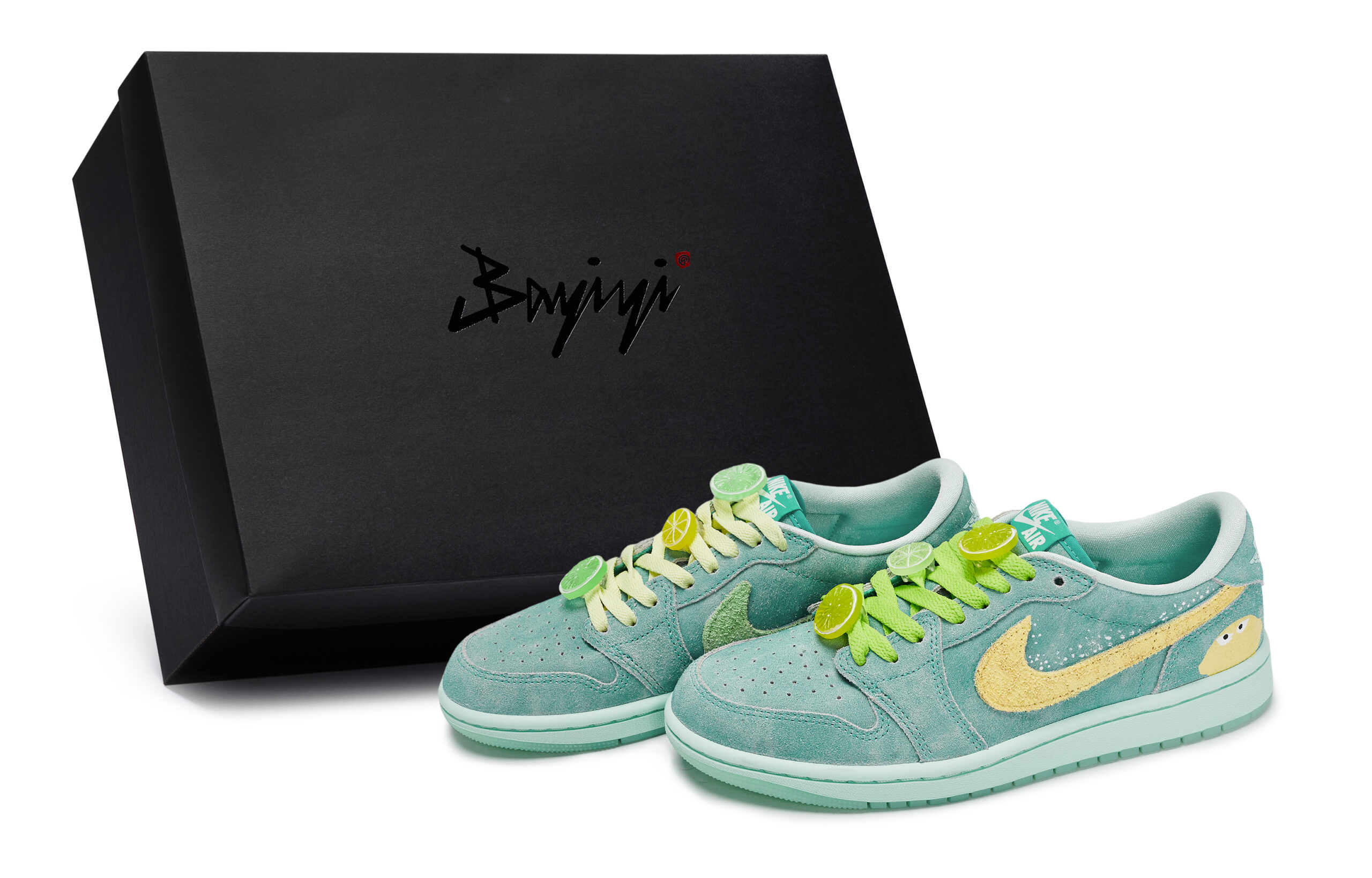 Jordan Air Jordan 1 Vintage Basketball Shoes Women’s Low Top Yellow/Green