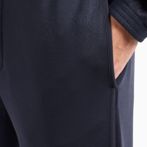Emporio Armani Straight-Leg Drawstring Track Trousers
