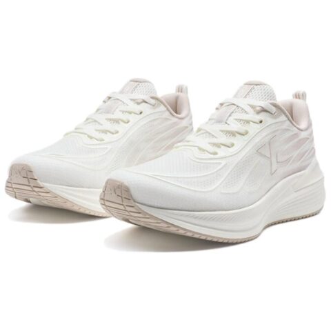 XTEP Slip Resistant And Abrasion Resistant Coverage Low top Casual Running Shoes Women’s White Umber