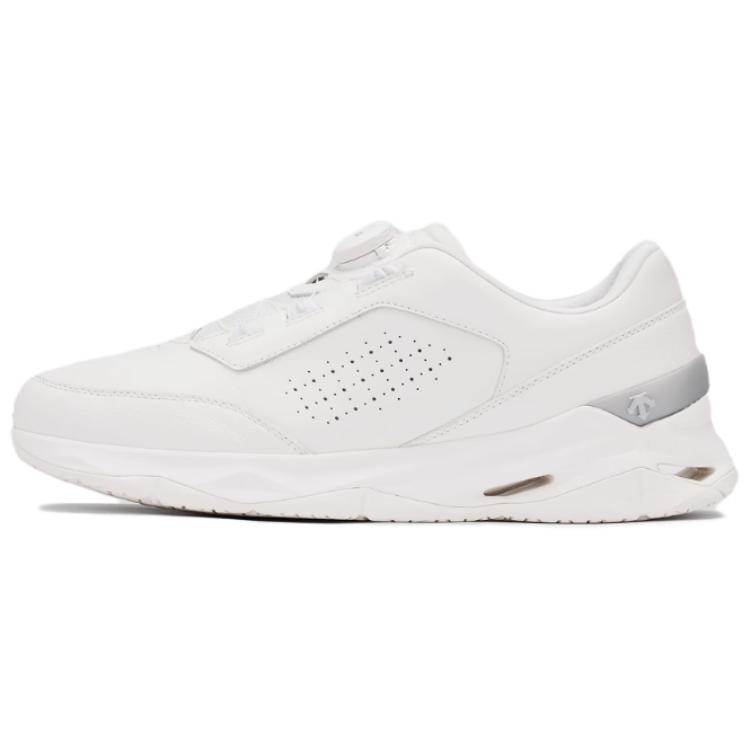 DESCENTE Slip Resistant, Abrasion Resistant, Breathable Low top Training Shoes Unisex White