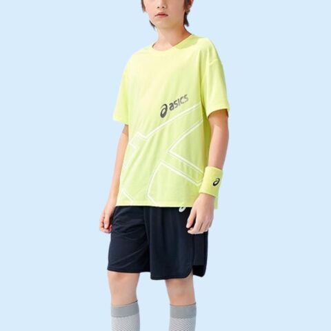 Asics Casual Sportswear Sports Performance SS25 3000 Yellow Children Aged 3 7 Years Old