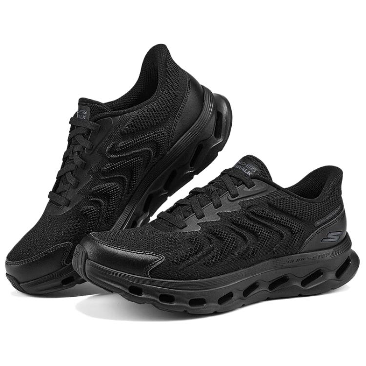 Skechers MEN’S GO WALK Low top Casual Shoes Men’s Black