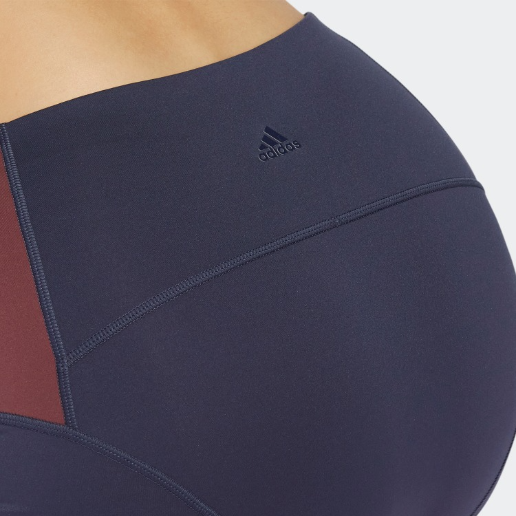 Adidas AEROREADY Yoga Shorts Women’s Dark Gray Navy Blue