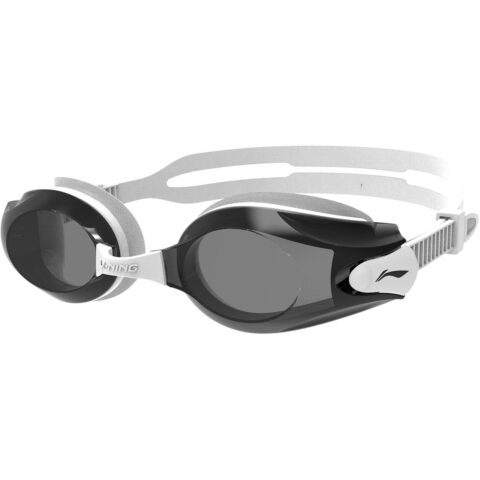 Li Ning Swim Collection Swim Goggles Polycarbonate, Silicone TPU Unisex Black White