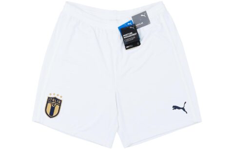 PUMA Soccer Bottoms Men’s White Moderate Straight Fit Pants
