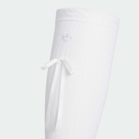 Adidas Originals BOWKNOT KNEE SOCK Knee High Socks Women’s 1 Pack White/Black