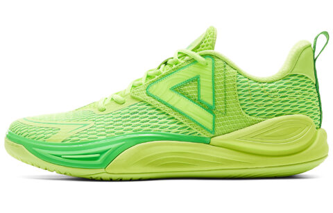 PEAK Cushioning Slip Resistant Breathable Anti Rollover Anti Twist Low top Basketball Shoes Men’s Sprout Green