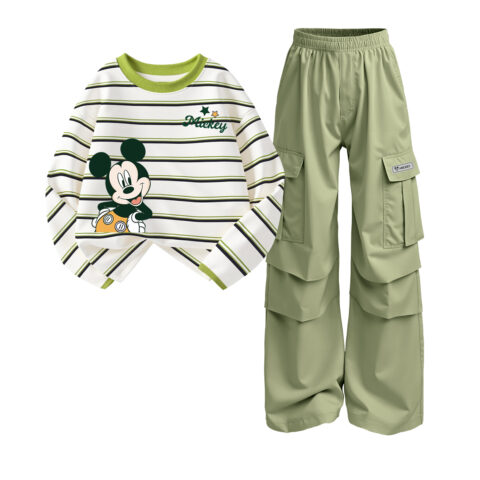 Disney Kids Casual Sportswear Crew Neck Moderate