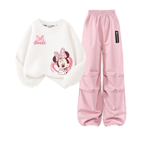 Disney Kids Casual Sportswear Crew Neck Moderate
