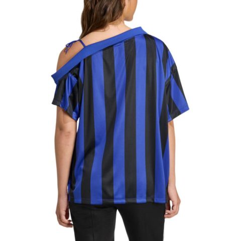 Adidas Originals striped off shoulder jersey