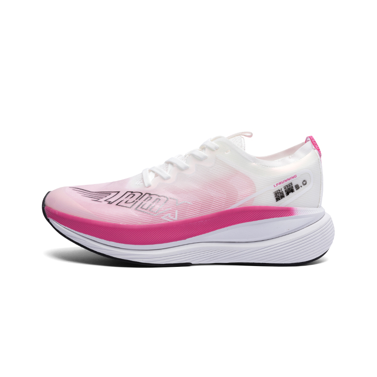 LPMX Running Shoes Men’s Low Top White Rose Red