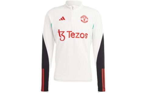 Adidas Manchester United Soccer Jerseys Men's White Thickened Straight Fit