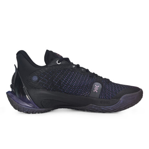 PEAK Wiggins Talent 2 Basketball Shoes Unisex Low Top Black/Purple Blue