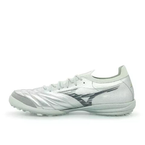 Mizuno Morelia Neo Sala B TF Turf Kangaroo Leather Cushioning, Wear Resistant Soccer Shoes Unisex Silver