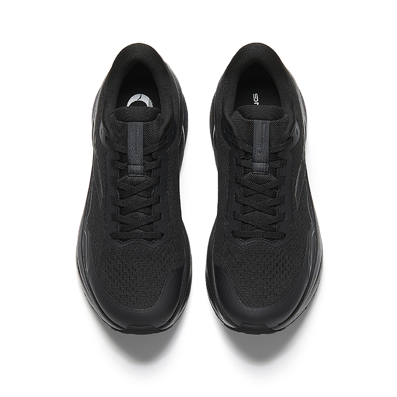 Anta Textile, Synthetic Leather Low top PG7 Casual Running Shoes Men’s Black