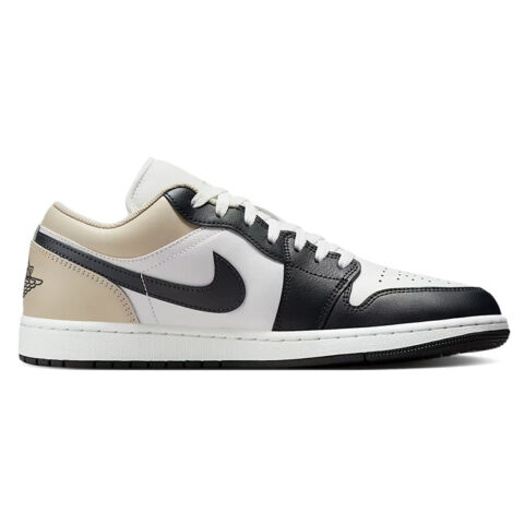 Jordan Air Jordan 1 Vintage Basketball Shoes Unisex Low Top White/Black