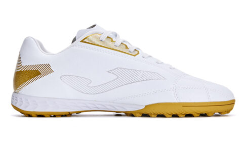 Joma TF Turf Slip Resistant Abrasion Resistant Soccer Shoes Men’s White Gold