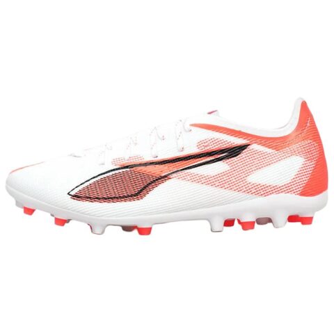 PUMA Ultra 5 Pro MG Multi Ground Cushioning Soccer Shoes Unisex White Orange