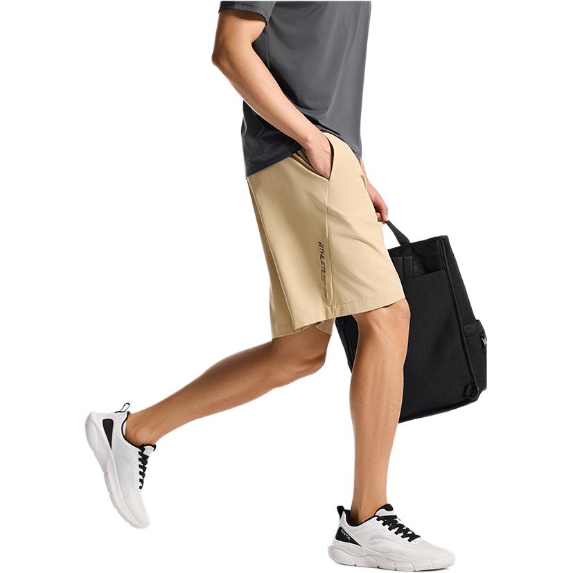 Anta Variety Training Collection Sports Shorts Men’s Light Brown