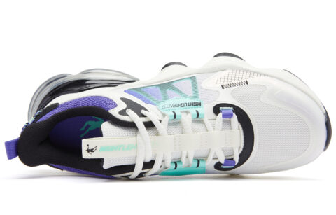QIAODAN Arctic Pluto 3.0 Cushioning Slip Resistant Abrasion Resistant Low top Running Shoes Men’s Ivory Black