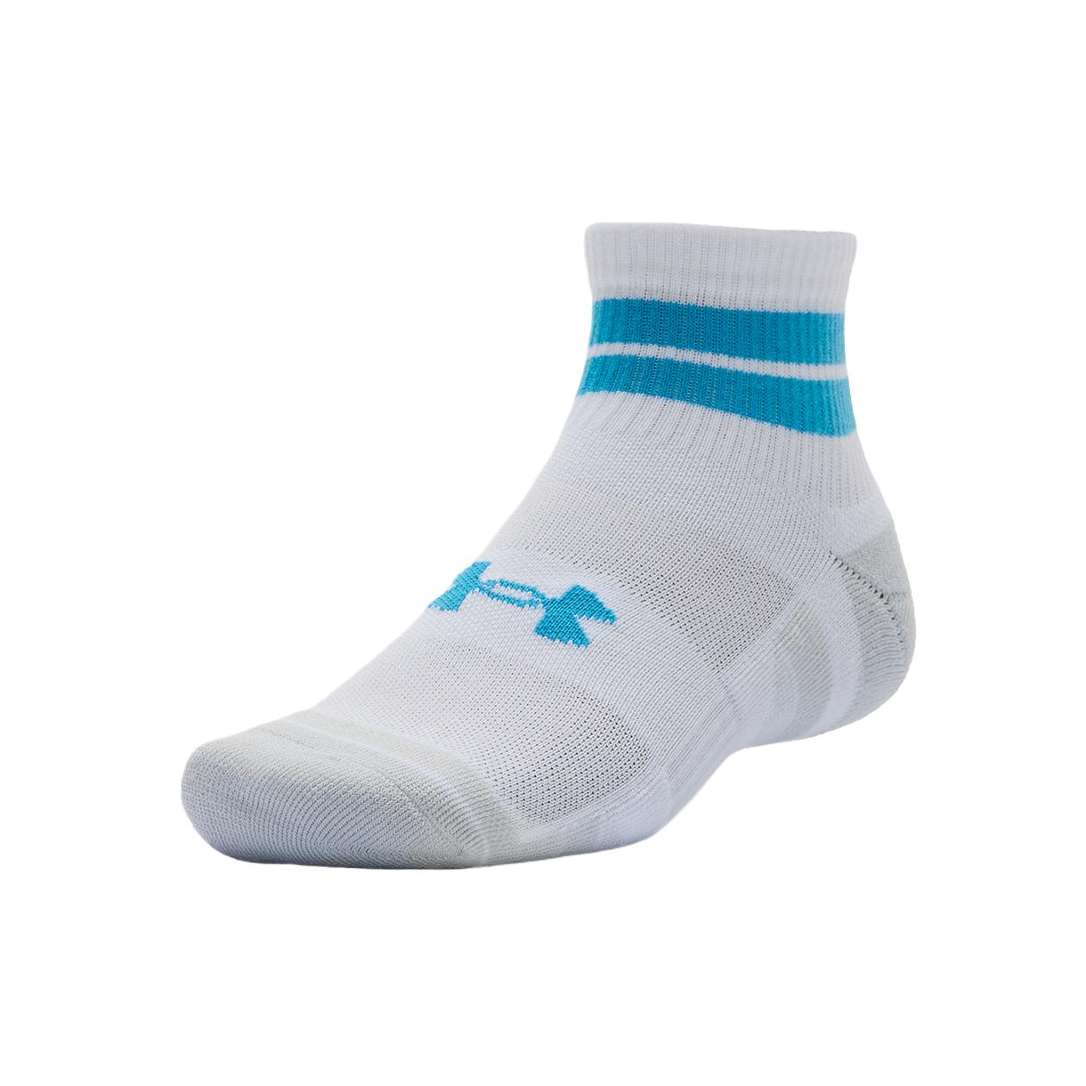 Under Armour PerformanceTech Crew Socks Unisex 3 Pack White