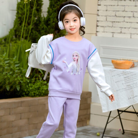 Disney Casual Sportswear Purple Children Aged 3 7 Years Old