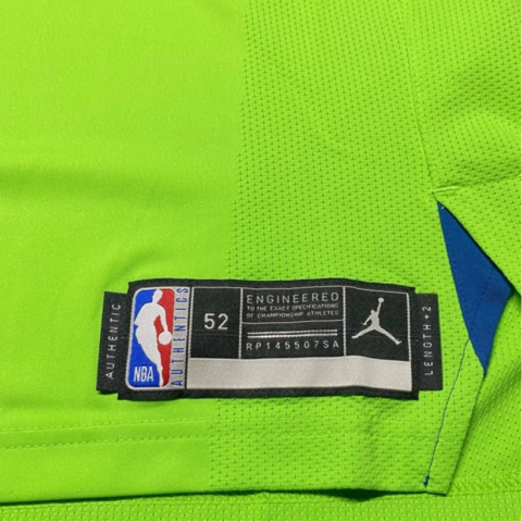 Jordan x NBA Minnesota Timberwolves Basketball Jersey Men’s Neon Green