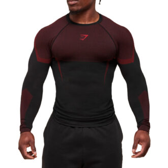 GYMSHARK Workout Clothing Men's Red