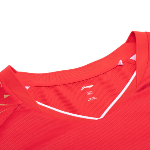 Li Ning Badminton Jersey Unisex Vermilion